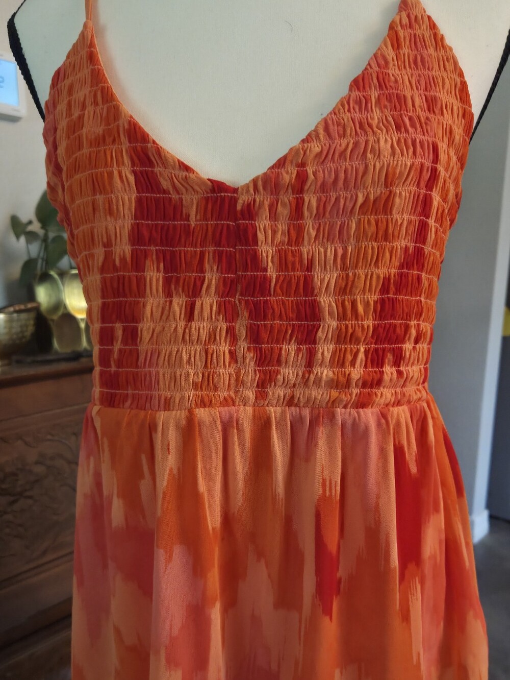 Old Navy Red & Coral Tank - M